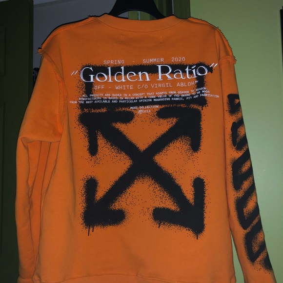 Off-White Golden Ratio Cartoon Sweatshirt